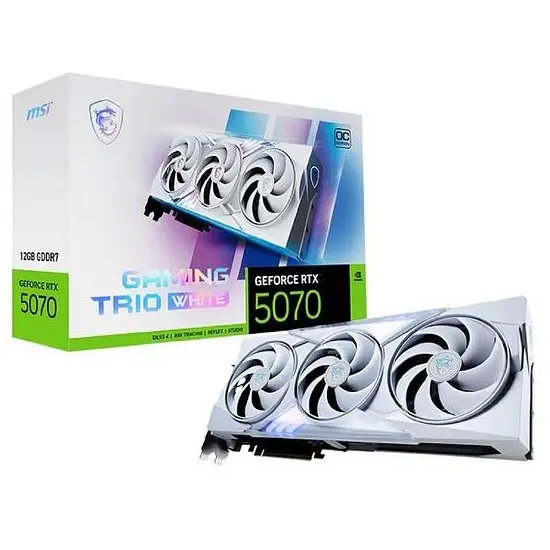 GPU RTX 5070 12GB OC MSI GAMING TRIO WHITE